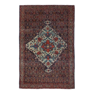Antique Farahan Sarouk Rug 3'2'' x 4'8'' For Sale