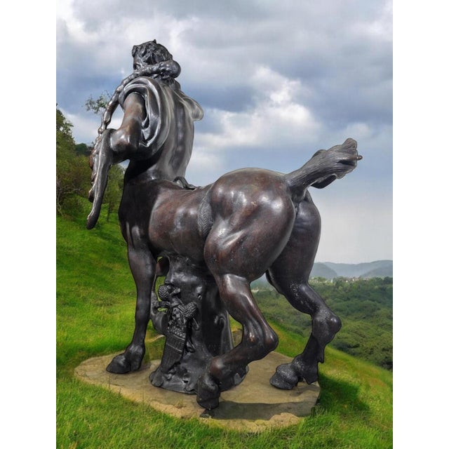 Monumental Young Centaur in Bronze, 1900 For Sale - Image 6 of 18