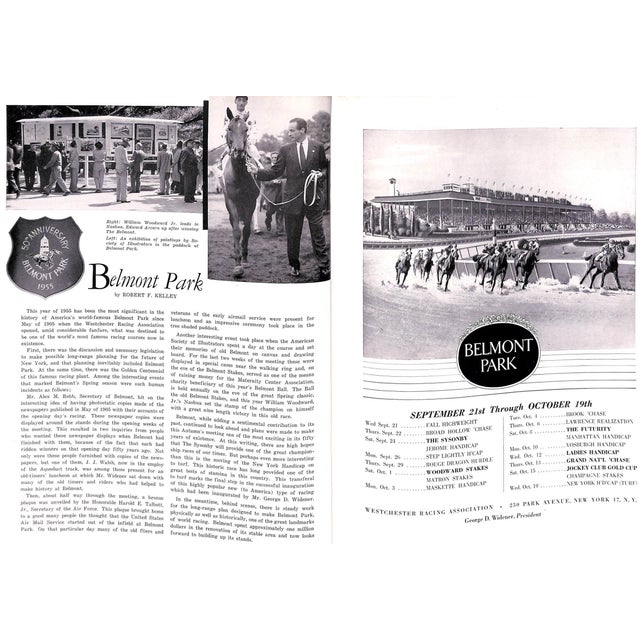 Polo Magazine Summer-Fall 1955 Blind Brook Polo Club Purchase, New York Program For Sale - Image 14 of 18