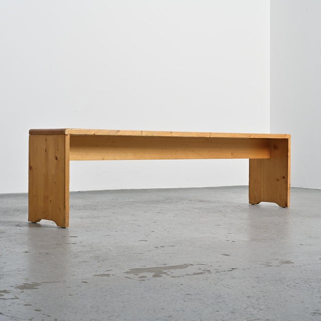 Pine Bench from Les Arcs, France, 1969 For Sale - Image 9 of 10