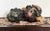 Mounted Glazed Shiwan Yellow Foo Dog / Guardian Lion Tile, Chinese Ceramic Wall Hanging For Sale - Image 9 of 11