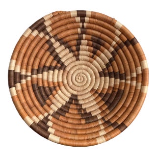 Vintage Handwoven Coil Bowl For Sale
