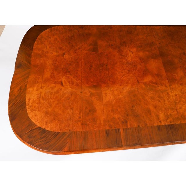 Antique Art Deco Burr Walnut Coffee Table, 1920s For Sale - Image 9 of 18