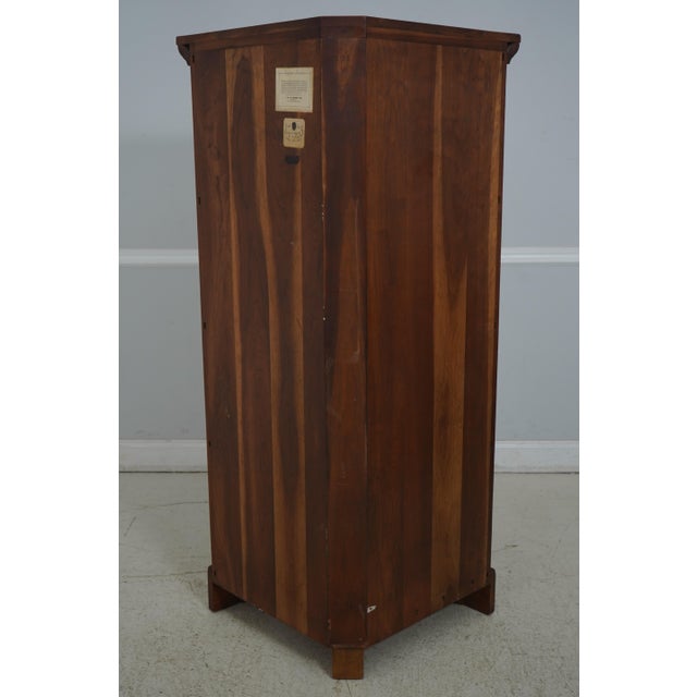 Stickley Raised Panel Door Open Corner Cabinet For Sale - Image 11 of 12