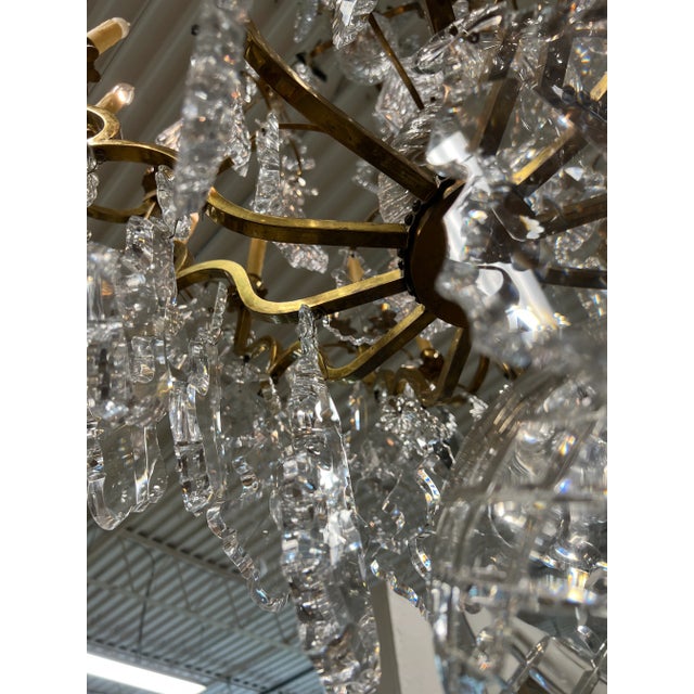 Palatial 19th Century French Louis XV Style Gilt Bronze and Crystal 16 ...