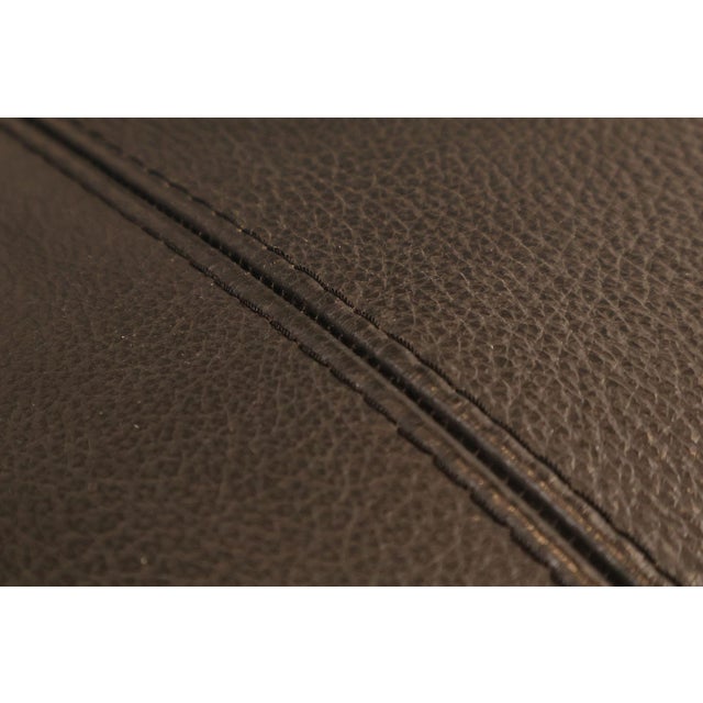 Italian Homes Contemporary Black Leather Sectional Sofa For Sale - Image 18 of 18