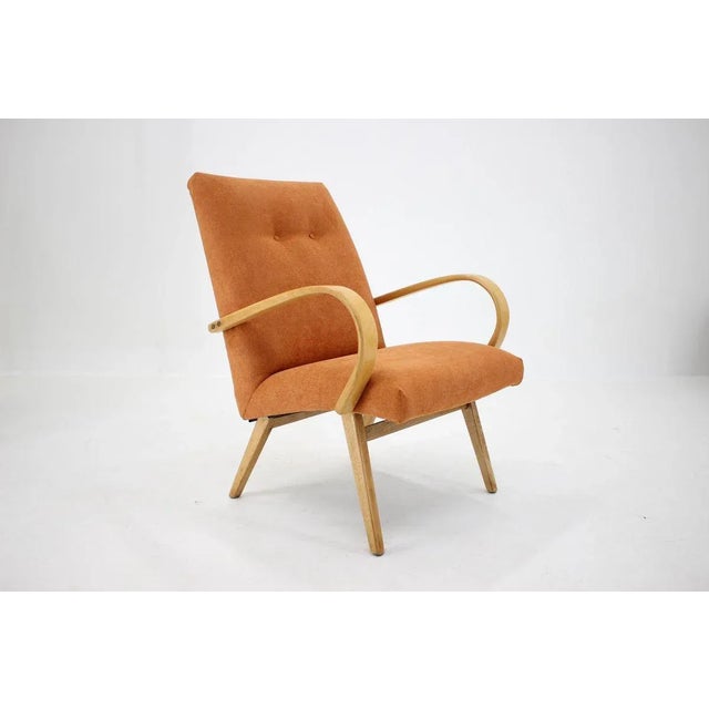 Beech Armchair, Czechoslovakia, 1960s For Sale - Image 3 of 9