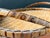 Vintage Chinese Woven Rattan & Bamboo Oval Serving Tray With Handles For Sale - Image 4 of 6