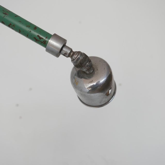 Swedish Industrial Painted Extendable Telescopic Wall Light For Sale - Image 13 of 15