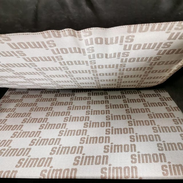 Black Leather Sofa by Gavina for Studio Simon, 1970s For Sale - Image 14 of 15