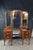 1940s Antique Walnut Dressing Table Vanity Desk W Trifold Mirror 68" For Sale - Image 5 of 12