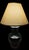 Vintage Mid-Century Modern Frederick Cooper Dark Green Ceramic Table Lamp For Sale - Image 9 of 10