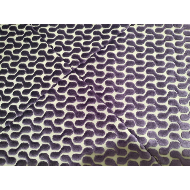 Art Nouveau Henredon Ottoman- Newly Upholstered, Vintage 90s For Sale - Image 3 of 13