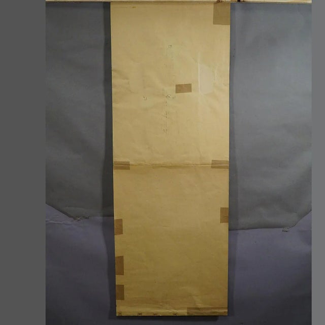 Wood Antique Foldable Anatomical Wall Chart Depicting Human Musculature For Sale - Image 7 of 10