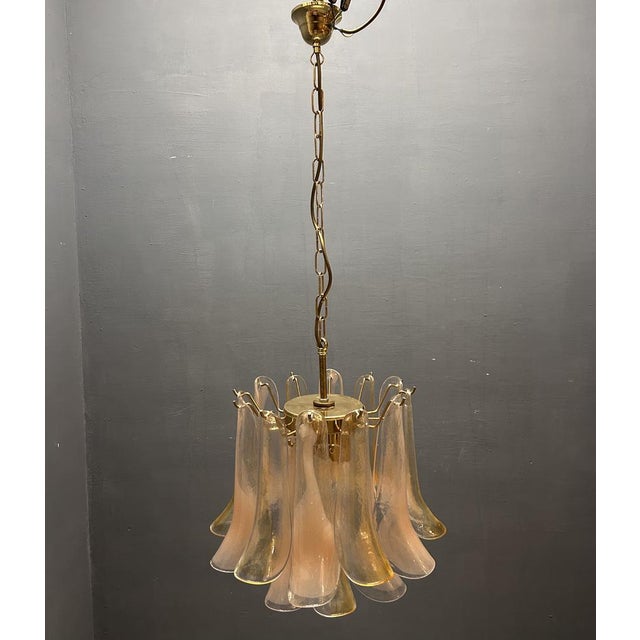 Murano Glass Petals Chandelier from La Murrina, Italy, 1980s For Sale - Image 9 of 10