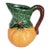 Vintage Mid-Century Modern Olfaire Pottery Textured Ceramic Pitcher For Sale