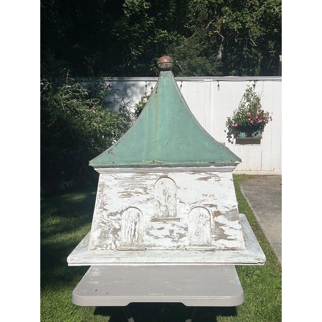Monumental Antique Dovecote Cupola With Patina'd Copper Roof For Sale In New York - Image 6 of 18