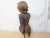 Neoclassical Antique Spanish Walnut Cherub on Custom Iron Stand For Sale - Image 3 of 5