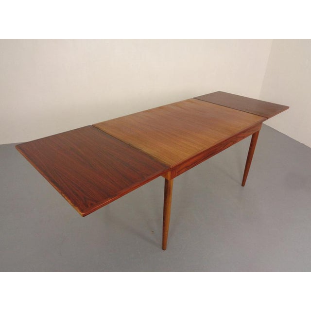 Large Extendable Rosewood Dining Table, Denmark, 1960s For Sale - Image 10 of 18