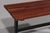 Mid-Century Italian Bench with Black Metal Frame and Teak Slats, 1960s For Sale - Image 4 of 15