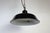 1960s Industrial Black Enamel Factory Pendant Lamp, 1960s For Sale - Image 5 of 16