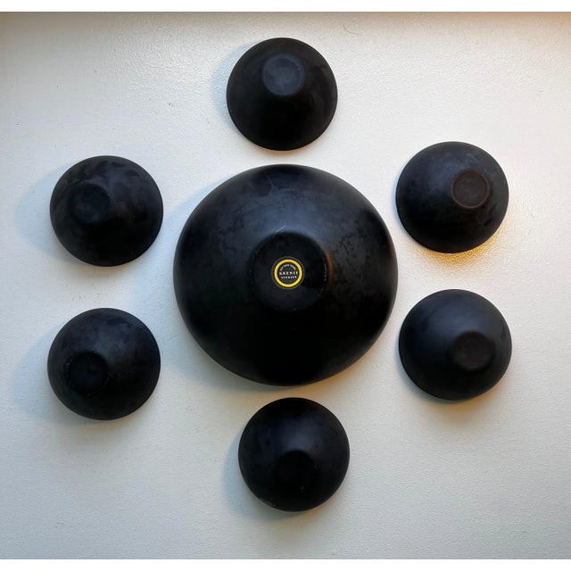 Vintage Herbert Krenchel Enamel Krenit Bowls - Set of 7 For Sale - Image 11 of 12