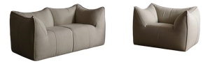 Le Bambole Sofa and Lounge Chair by Mario Bellini for B&B Italia, 1970s, Set of 2