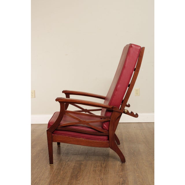 Antique Edwardian Reclining Morris Lounge Chair Chairish