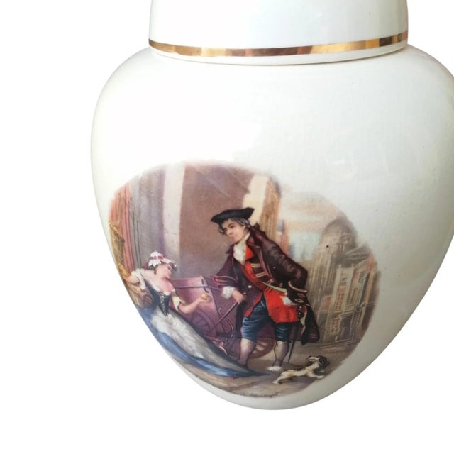 Crown Devon Fieldings Porcelain Potiches, 1920s, Set of 2 For Sale - Image 6 of 9