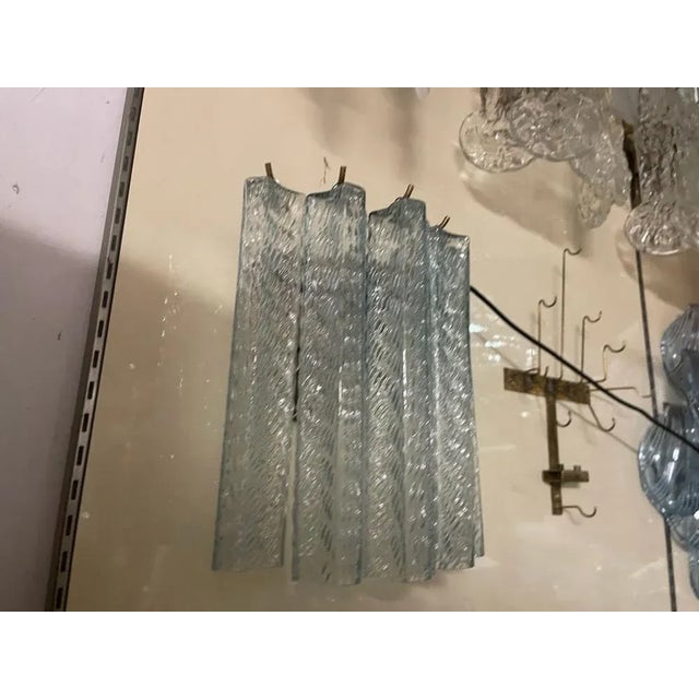 Murano Glass Tube Sconces, 1980s, Set of 2 For Sale - Image 6 of 11