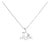 .925 Sterling Silver Diamond Accent "I Love Mom" Heart Pendant Necklace (J-K Color, I2-I3 Clarity) - 18" Inches For Sale