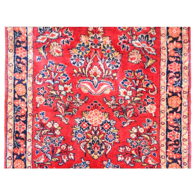 Textile Early 20th Century Sarouk Runner For Sale - Image 7 of 10