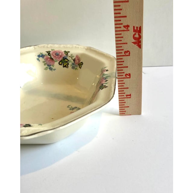 Mid 20th Century Edwin M Knowles Vitreous Vegetable Serving Bowl For Sale - Image 4 of 8