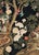 Oversized 19th C. Chinese Handpainted Hundred Birds Paying Homage to the Phoenix For Sale - Image 4 of 13