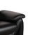 Animal Skin Atlanta 2-Seater Sofa in Black Leather For Sale - Image 7 of 18