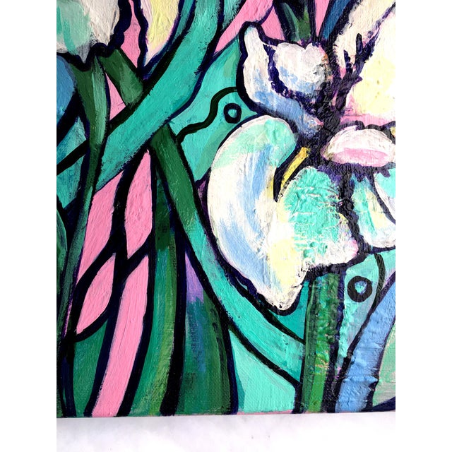 2020s Contemporary Abstract Floral Original Painting by Valeriya Serova For Sale - Image 5 of 15