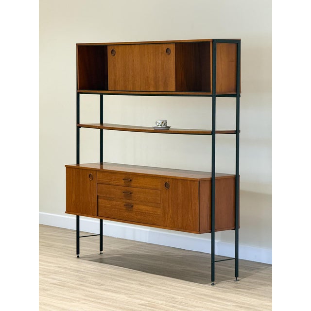 Teak Modular Bookcase by Avalon, England, 1960, Set of 3 For Sale - Image 10 of 13