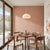 Mid-Century Modern Nova of California Morelli Pendant Ceiling Light - Modern Lighting Fixure, Lucite Shade, Satin Nickel Base For Sale - Image 3 of 6