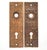 Early 20th Century 1880s Norwalk Bronze Door Knob & Plate Set For Sale - Image 5 of 9