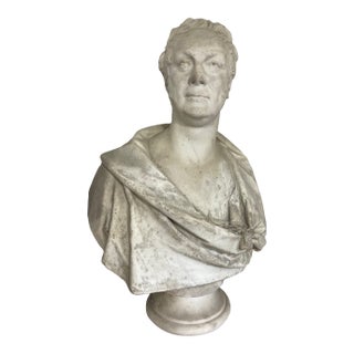 19th Century English Marble Bust For Sale