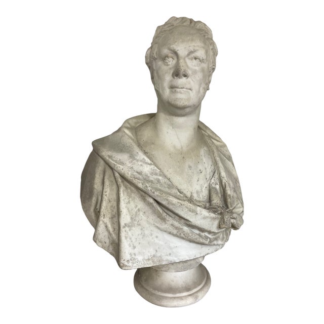 19th Century English Marble Bust For Sale