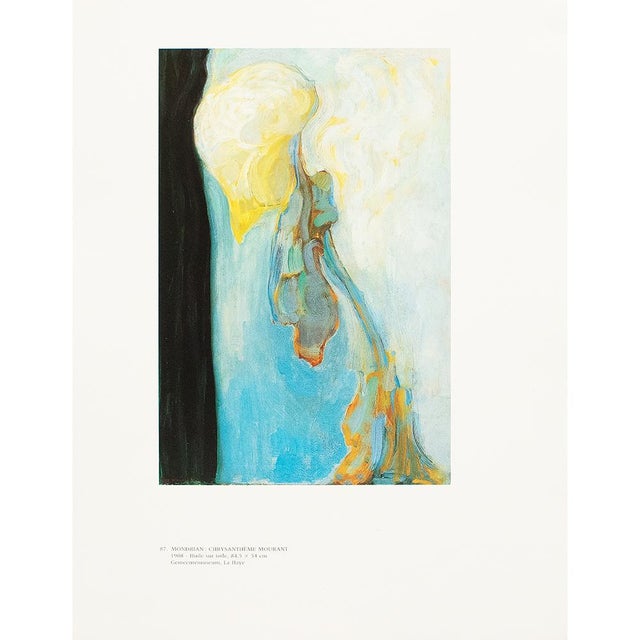 1991 After Piet Mondrian "Dying Chrysanthemum", Full-Color Parisian Print For Sale In Dallas - Image 6 of 7