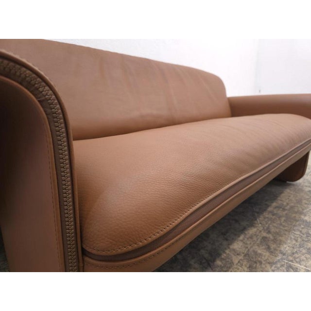 DS-125 3-Seater and 2-Seater Sofa in Brown Leather by Gerd Lange for de Sede, Set of 2 For Sale - Image 11 of 18