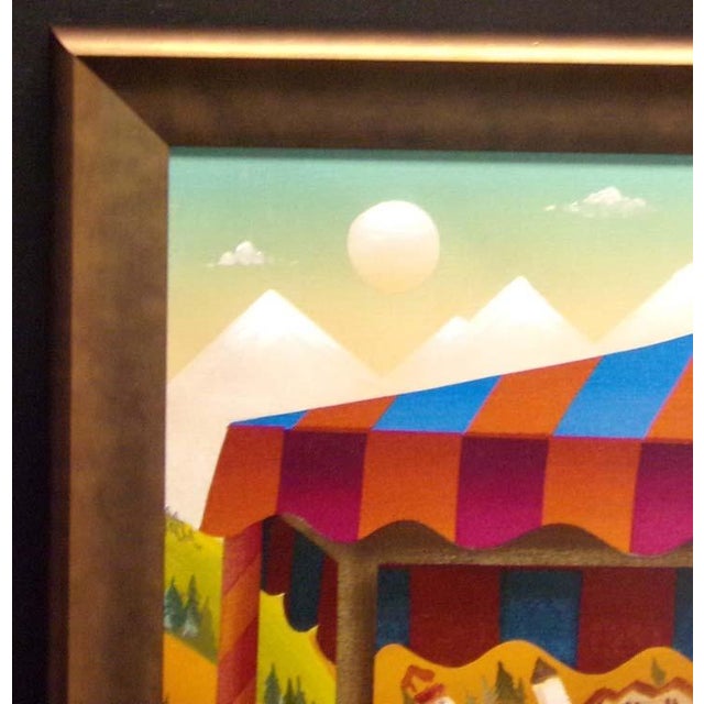 2010s Anton Arkhipov "Gourmet on Gore" Hand Signed Custom Framed Offers Welcome For Sale - Image 5 of 6