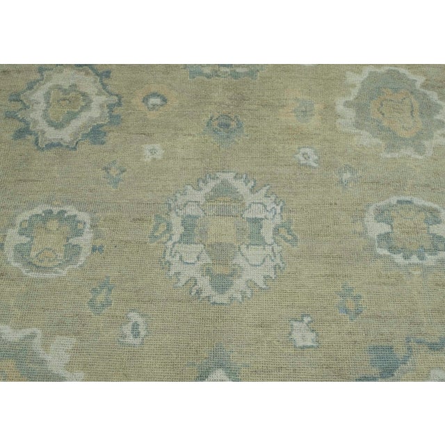 Turkish Oushak Rug 8'8" x 11'7" #18608 For Sale In Houston - Image 6 of 8