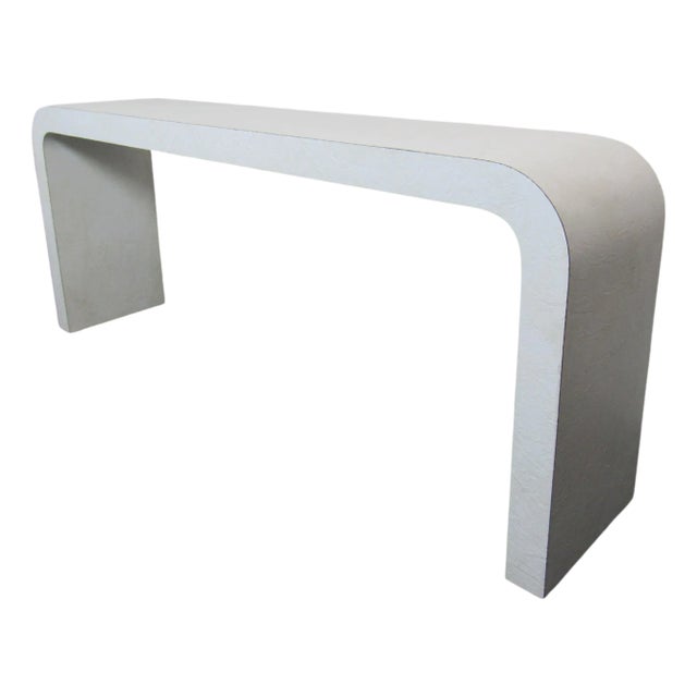 Mid 20th Century White Mid-Century Modern Arch Table For Sale