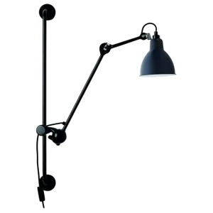 Blue Lampe Gras N° 210 Wall Lamp by Bernard-Albin Gras