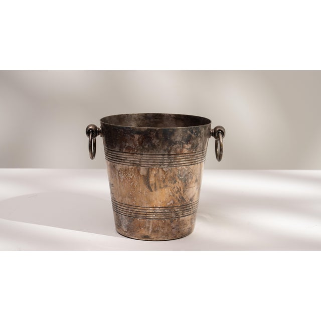 Mid 20th Century France Silver Ice Bucket For Sale - Image 15 of 18