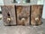Super cool rustic/industrial storage boxes with original drawer pulls. An artistic fusion of bleached wood and zinc. Two...