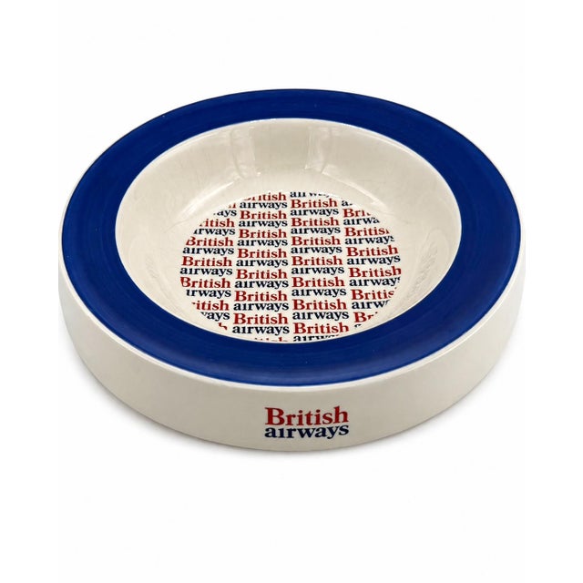 Vintage British Airways Ceramic Ashtray Catchall Dish For Sale - Image 11 of 13